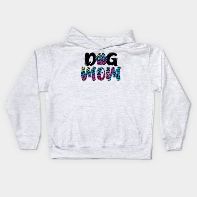 Dog mom Kids Hoodie by Hanadrawing